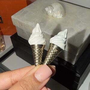 White x Melody Ehsani Ice Cream Cone Stud Earrings